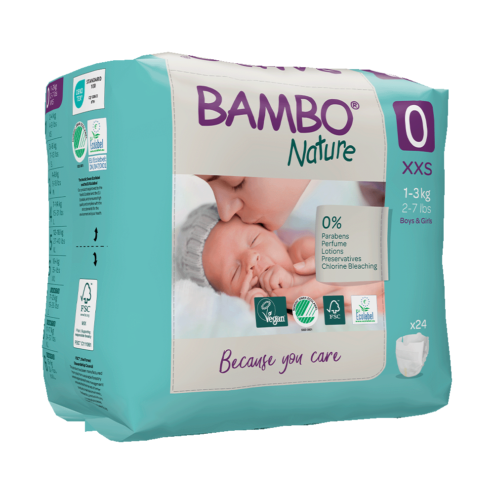 Pañales Bambo Nature Talla 0
