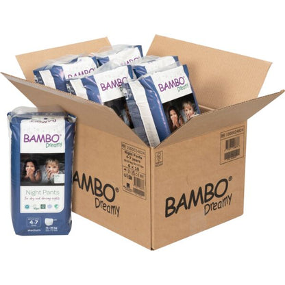 Pants de noche Bambo Dreamy M (15 - 35 kg), Caja de 6x10 unidades
