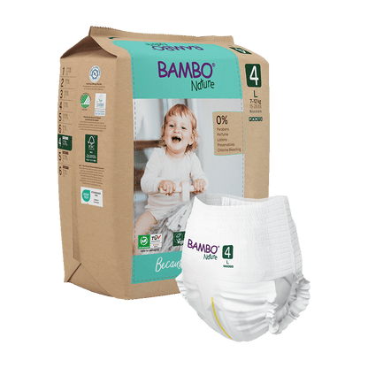 Bambo Nature Pants size 4 (7-12 kg / 15-26 lbs), 20 pcs