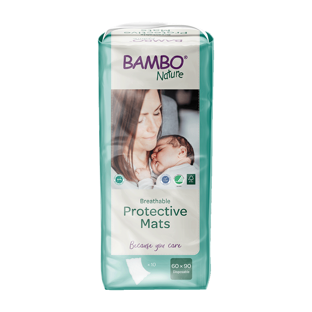 Protector de cama Bambo Nature 60x90 cm 10 unidades