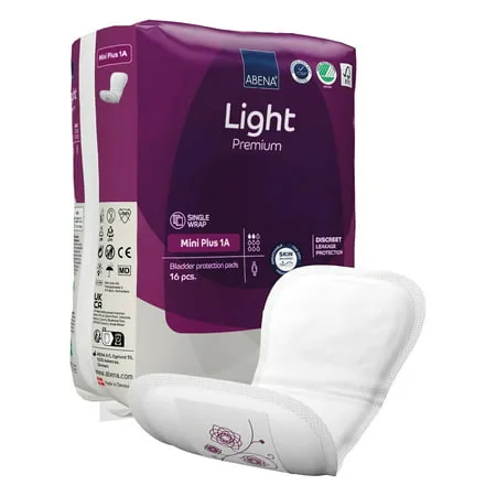 Abena Light Mini Plus 1A - caja de 16 bolsas x 16 uds