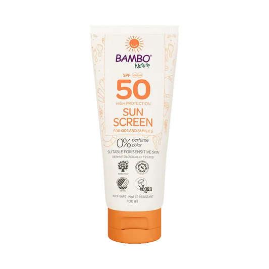 [1999909779] Bambo Nature crema solar SPF50 - caja de 6 tubos x 100ml