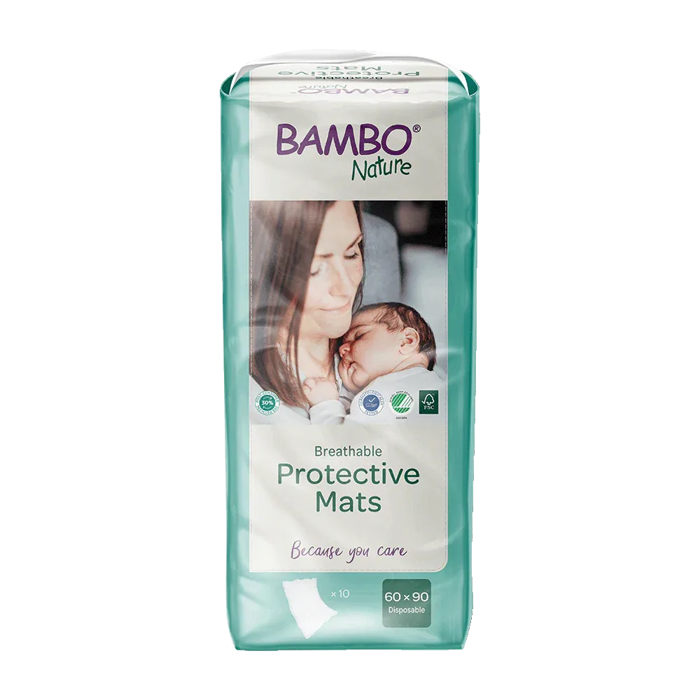 [1000023732] Bambo Nature protege camas 60x90cm - caja de 8 bolsas x 10 uds