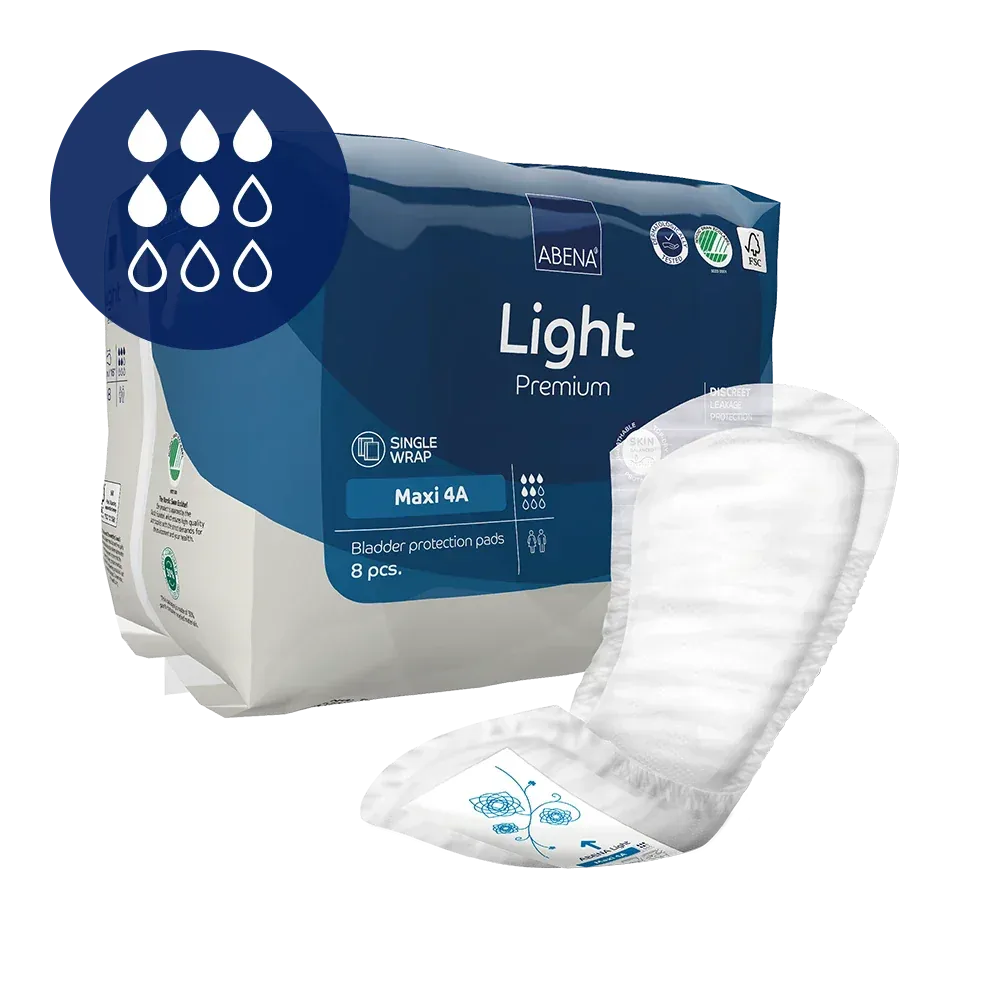 [1999905383] Abena Light Maxi 4A - caja de 6 bolsas x 8 uds